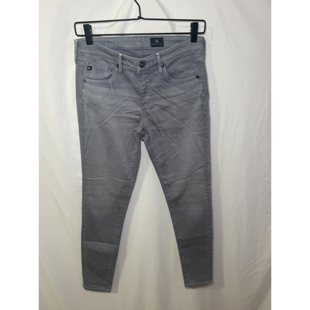 AG Adriano Goldschmied Stilt Cigarette Jeans 26 Grey Slim NWOT Premium Denim
